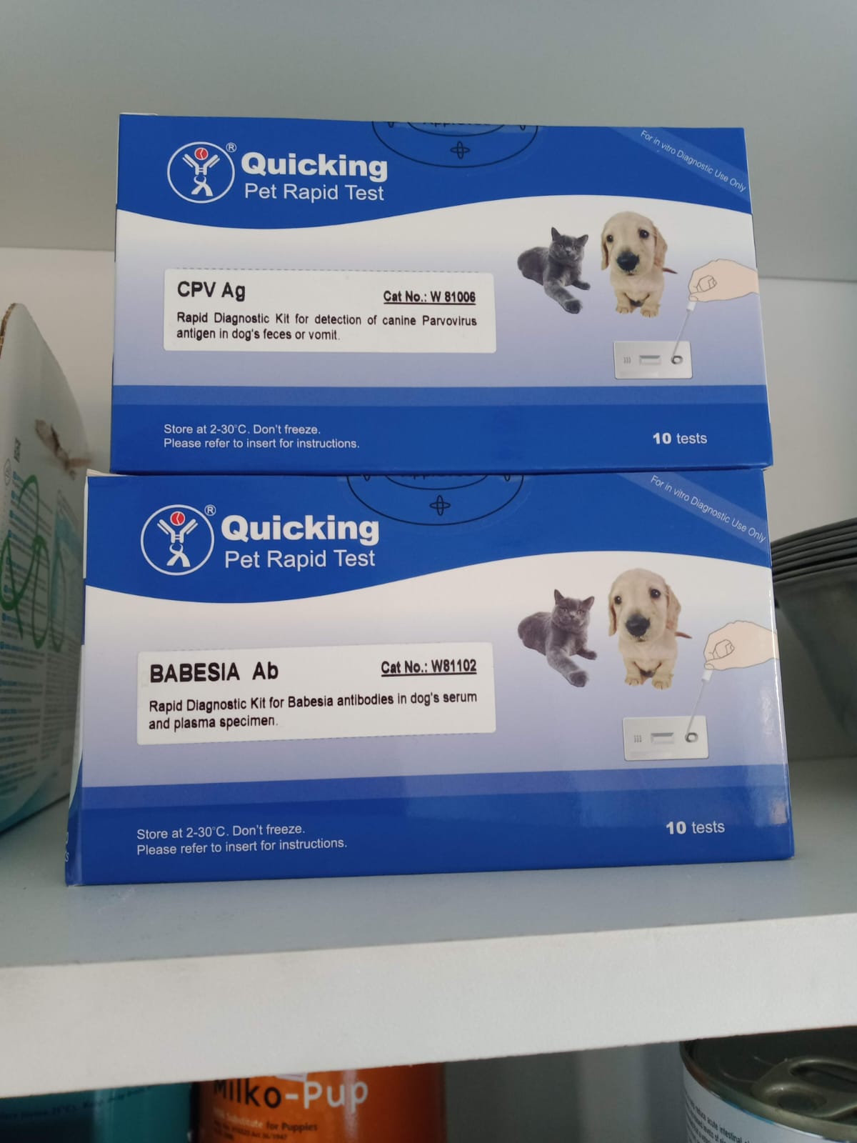 Quicking CPV Ag — Teste Parvovírus